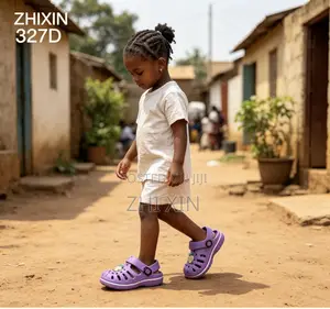ZHIXIN 327D Kids Fruit Decor EVA Closed Toe Sandals 25-29
