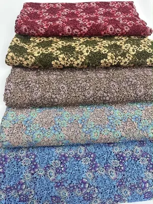 Luxury Guipure Lace Fabric – 5 Yards | Premium African Lace for Asoebi