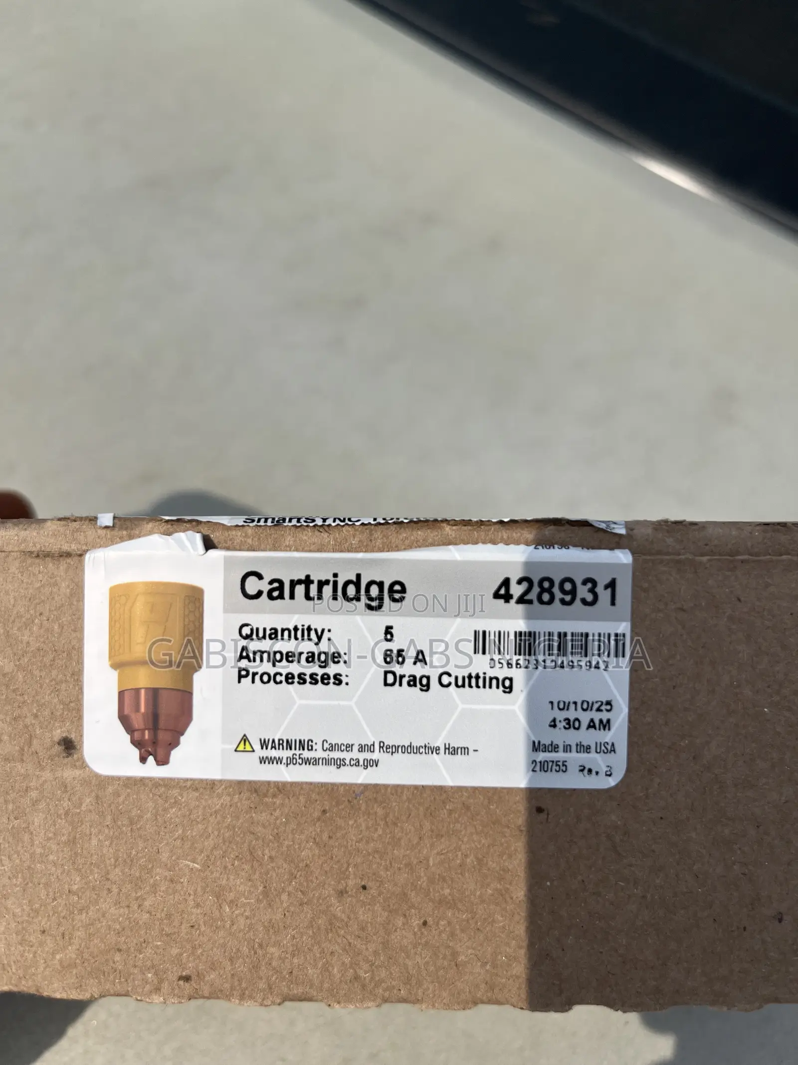 65A Hypertherm Cartridge