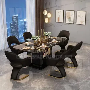 Executive Dining Set With 6 Luxury Seaters