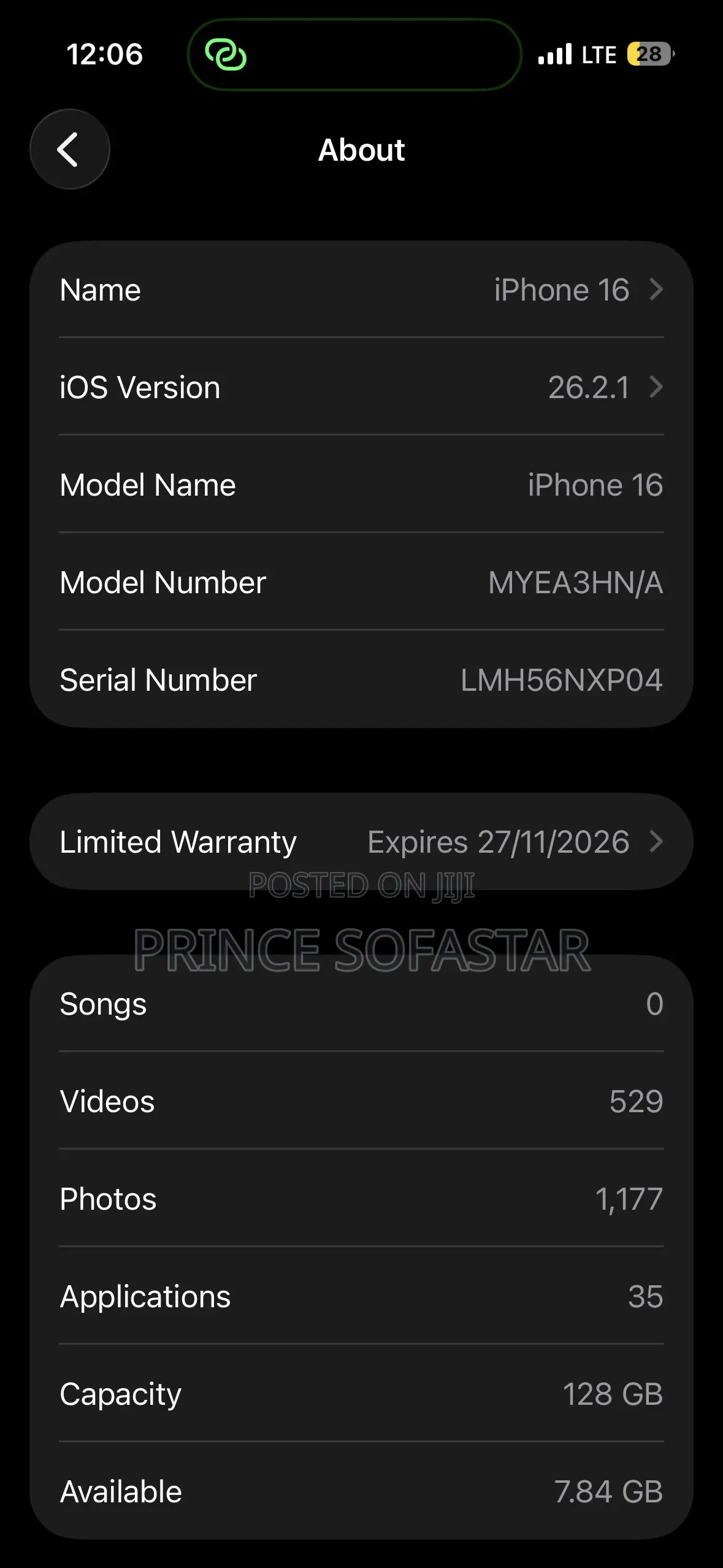 Apple iPhone 16 128 GB Pink