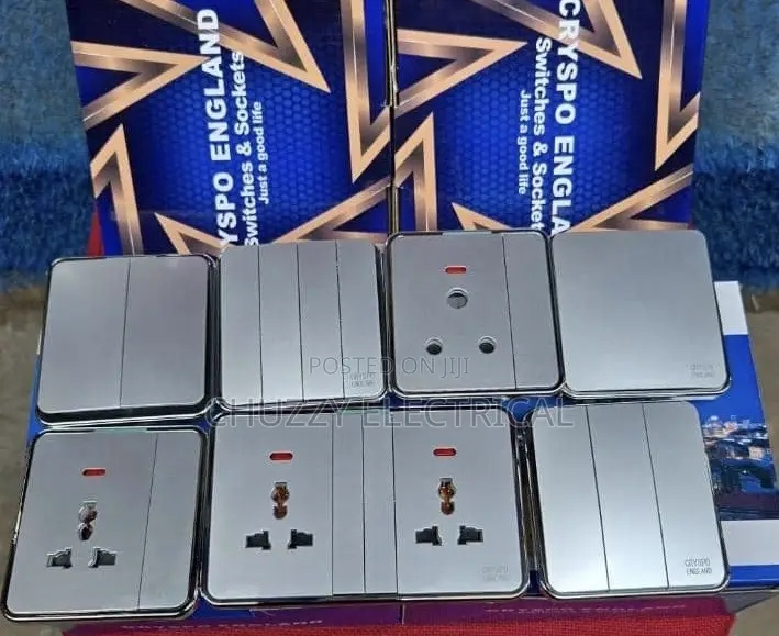 Grey Switches and Sockets