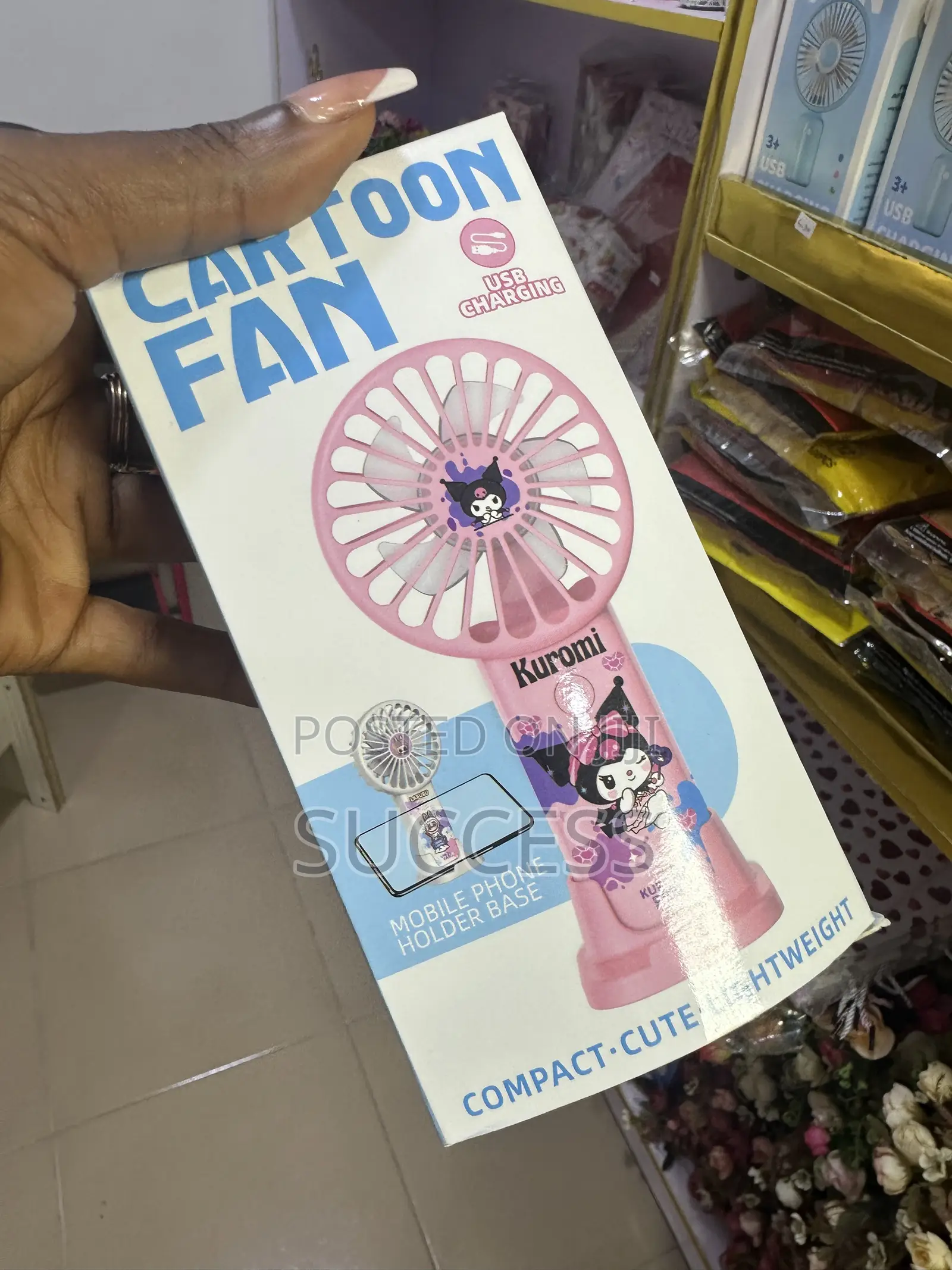 Hand Rechargeable Fan