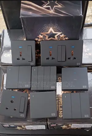 Matte Black Series Switches and Socket