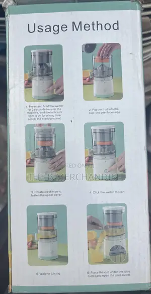 Portable Rechargeable Electric Citrus Juicer