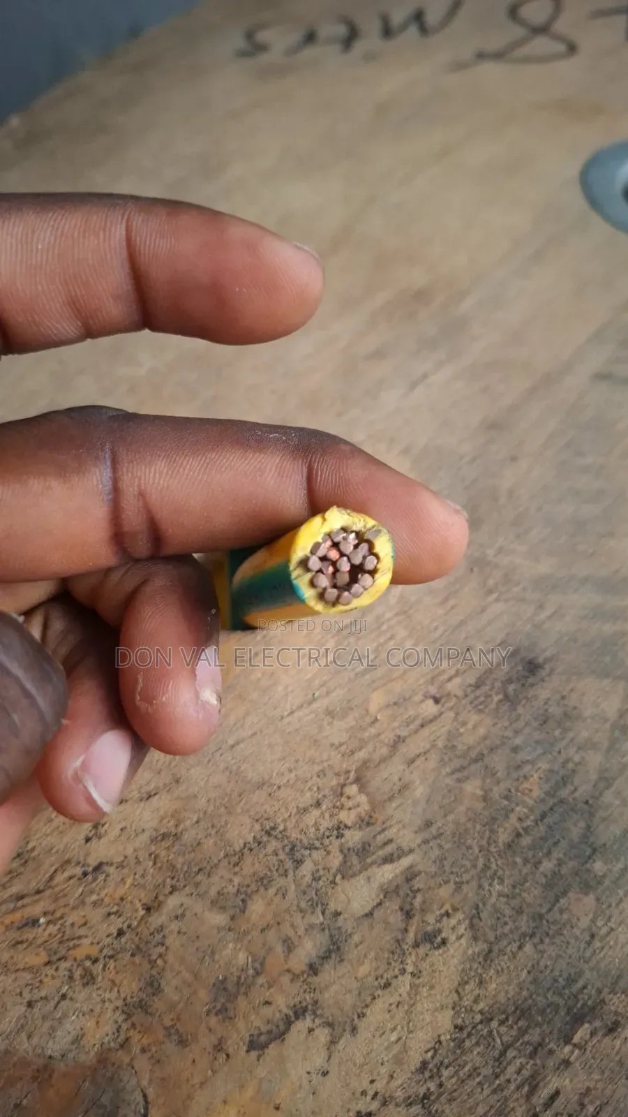 70mm Single Earth Cable Green/Yellow