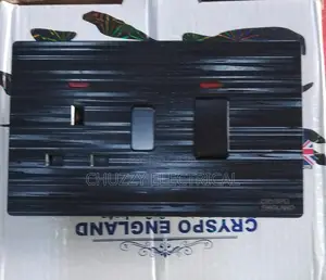 Black Stripe Series Switches and Socket