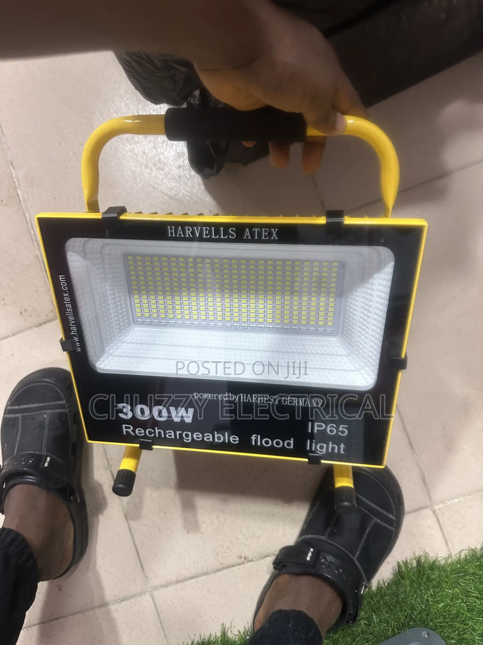 HARVELLS ATEX 300W Rechargeable Flood Light