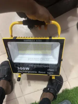 HARVELLS ATEX 300W Rechargeable Flood Light