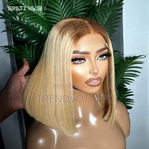Straight Bob Human Hair 5x5 Closure Wig