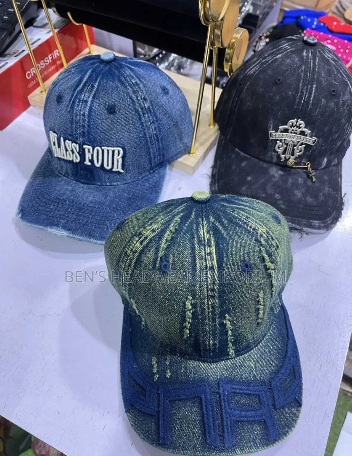 Jeans Face Caps