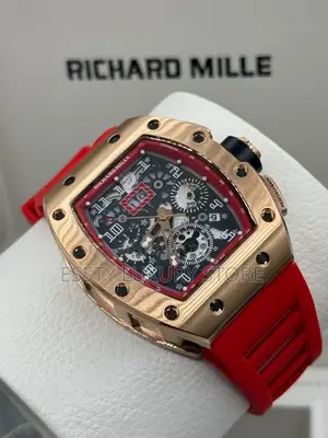 High Quality Luxury Richard Mille Rubber Wristwatch