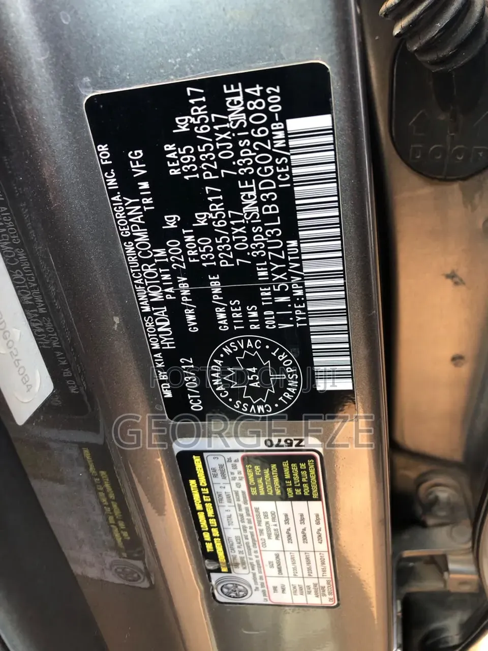 Hyundai Santa Fe 2013 Gray