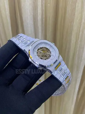 High Quality Luxury Patek Sand Stone Full Skeleton