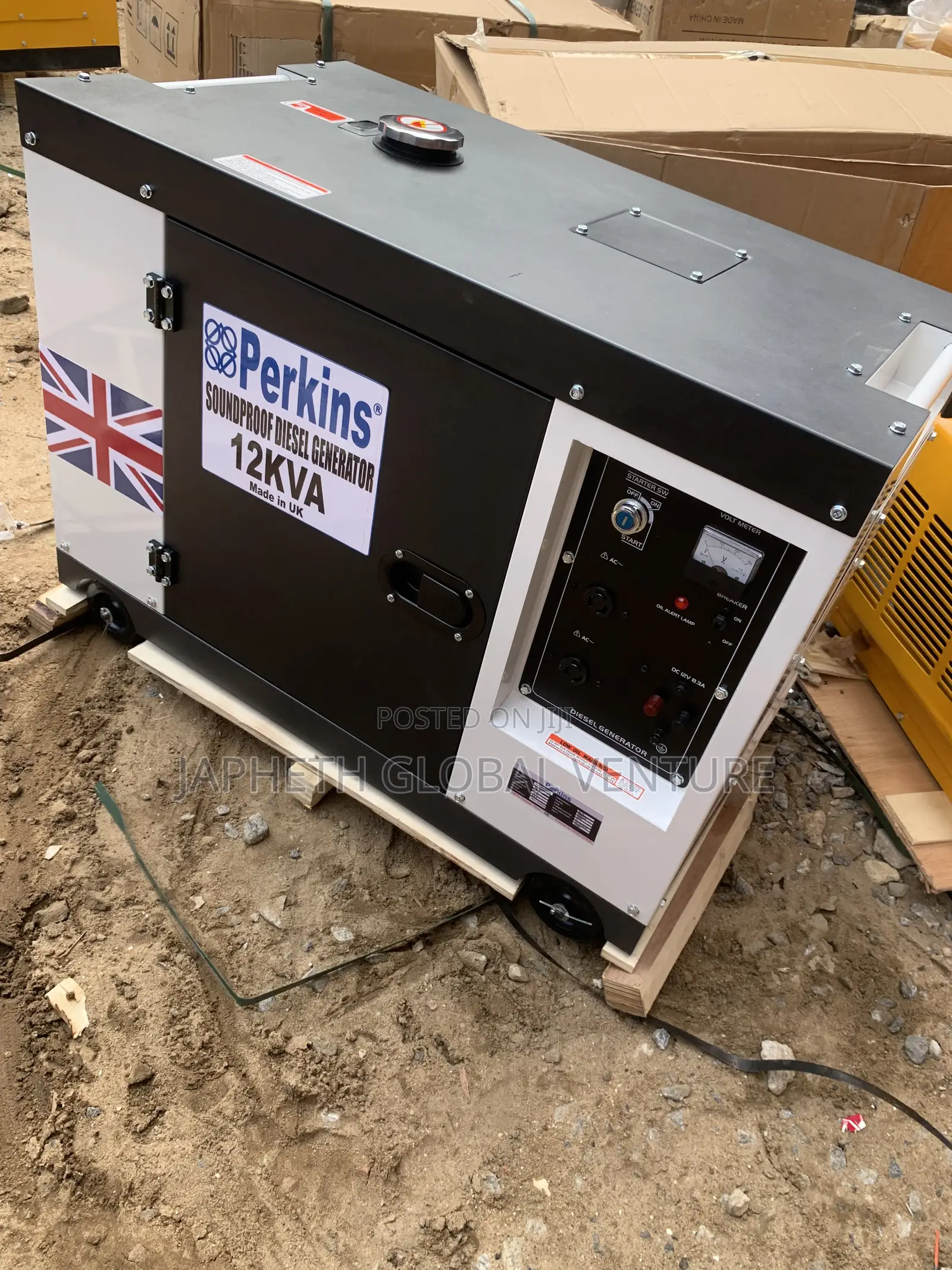 Perkins 12KVA Soundproof Generator – 100% Copper Coil