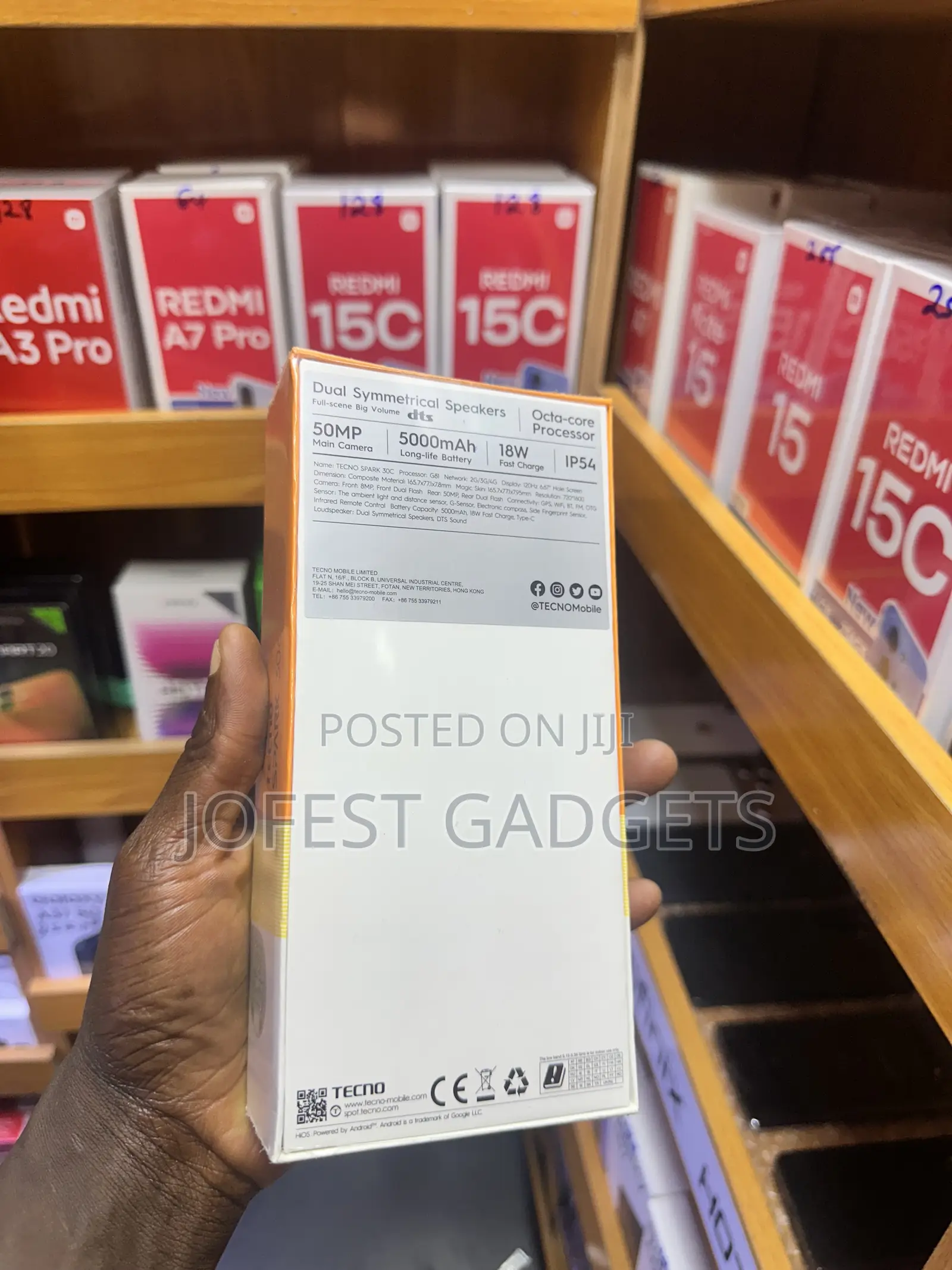 New Tecno Spark 30C 128 GB Black