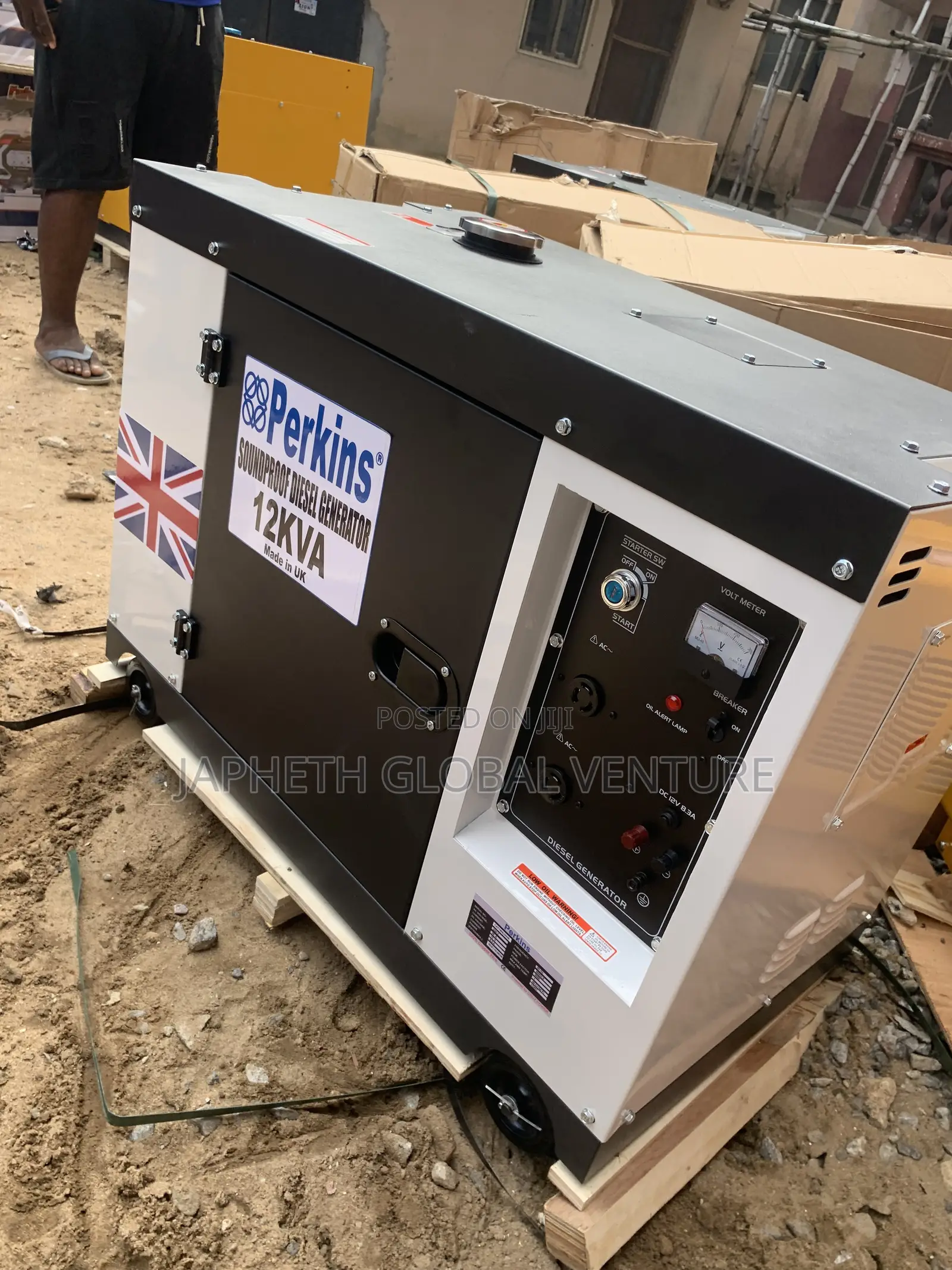 Silent Power Solution – Perkins 12KVA Diesel Generator