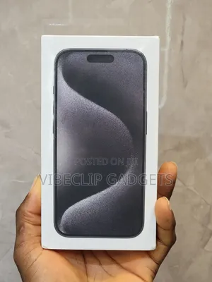 New Apple iPhone 15 Pro 256 GB Black