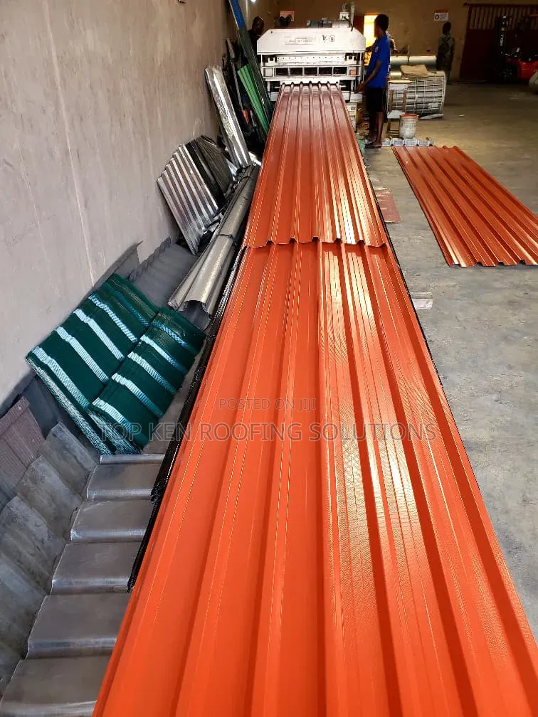Original 0.70mm Orange Longspan Aluminium Roofing Sheets