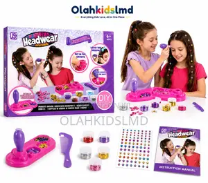DIY Headwear Sequin Hair Decorator Kit Craft Accessories Girls 6+