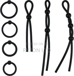 Cock Ring Adjustable Male Penis Ring Silicone 7 Different Sizes