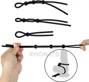 Cock Ring Adjustable Male Penis Ring Silicone 7 Different Sizes