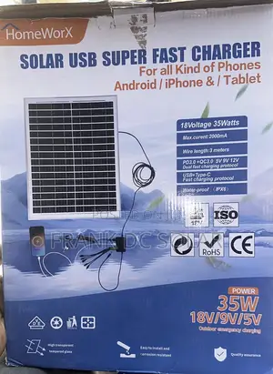 Solar USB Fast Charger