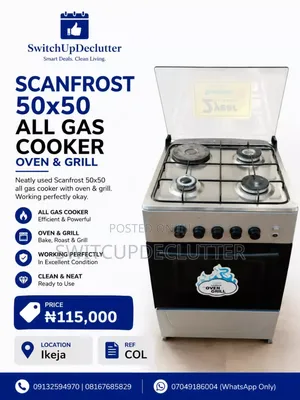 Scanfrost Gas Cooker