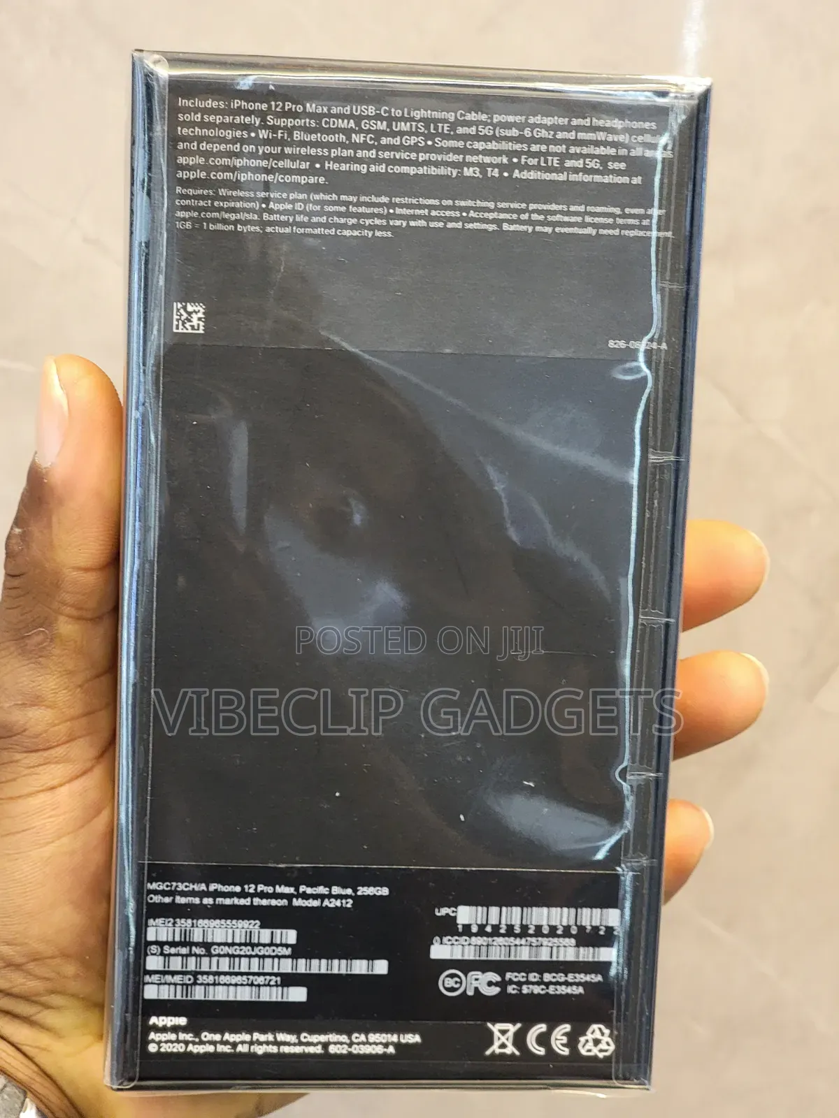 New Apple iPhone 12 Pro Max 256 GB Blue