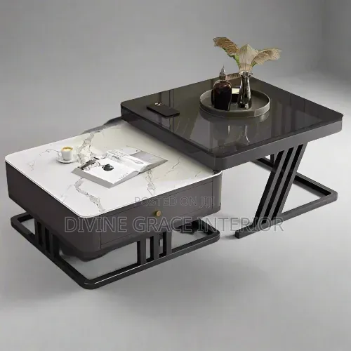 Modern Dual Level Coffee Table