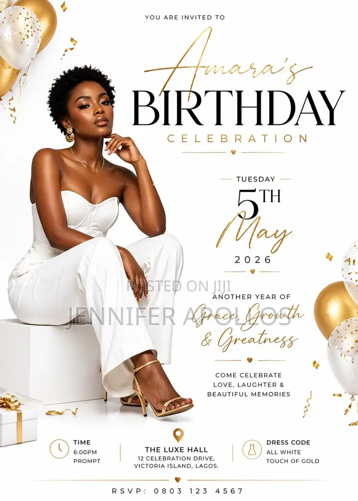Birthday Designs/Flyers