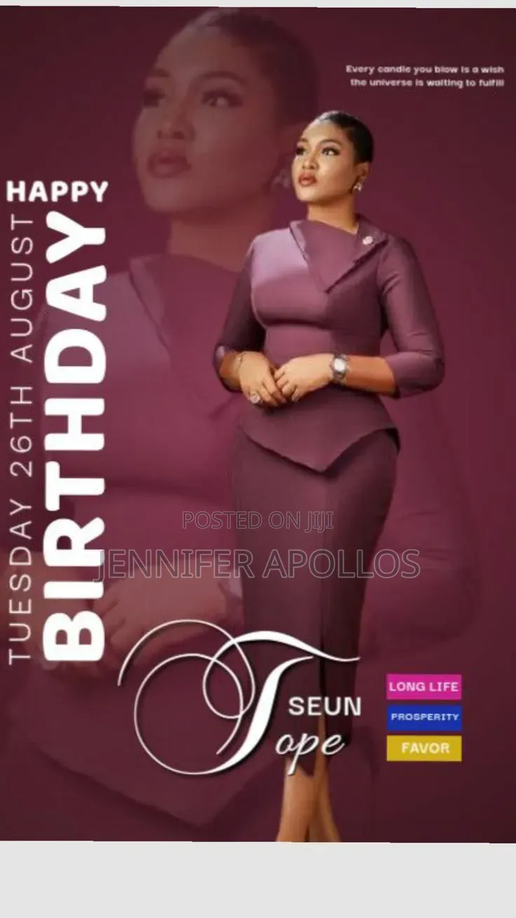 Birthday Designs/Flyers