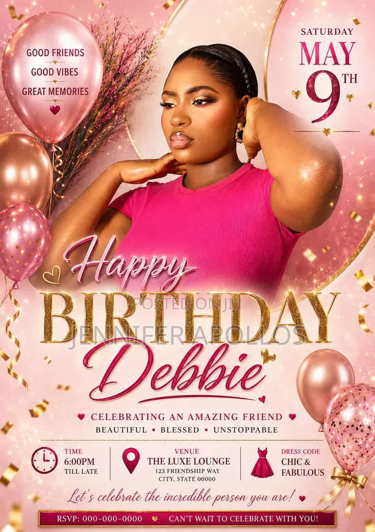 Birthday Designs/Flyers