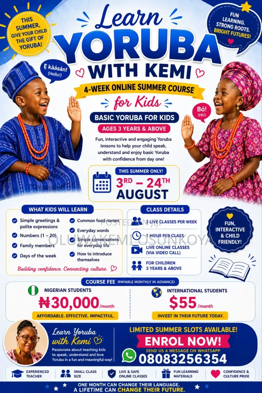 Yoruba Online Classes