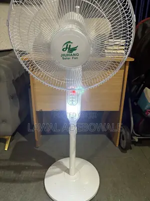 Rechargeable Solar Fan With 30 Watts Solar Panel and Remote