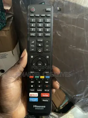 Hisense EN3AG39H Smart TV Remote Control.