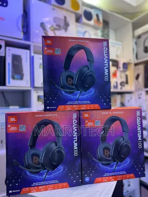 JBL Quantum 100 - Wired Over-Ear Gaming Headphones - Black, Large
Be