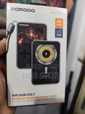 Porodo Arcadevolt 5000mah Magsafe Power Bank With Built in Console