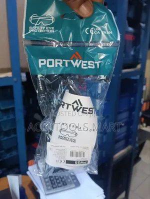 PORTWEST PW25 Safety Eye Glasses – Clear Protective Goggles