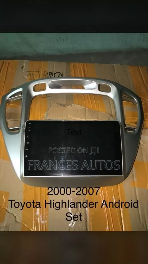 Toyota Highlander 2005 Android Player