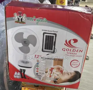 Golden Breeze 12” Rechargeable Table Fan
