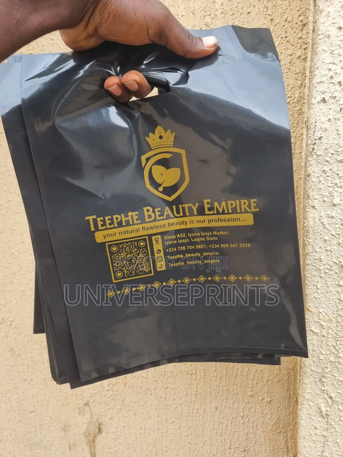 Small Size Black Nylon Bag