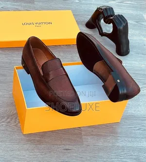 Louis Vuitton Textured Penny Loafer.