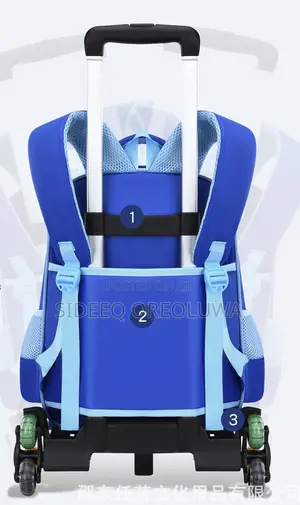 4in1 Trolley School Bag