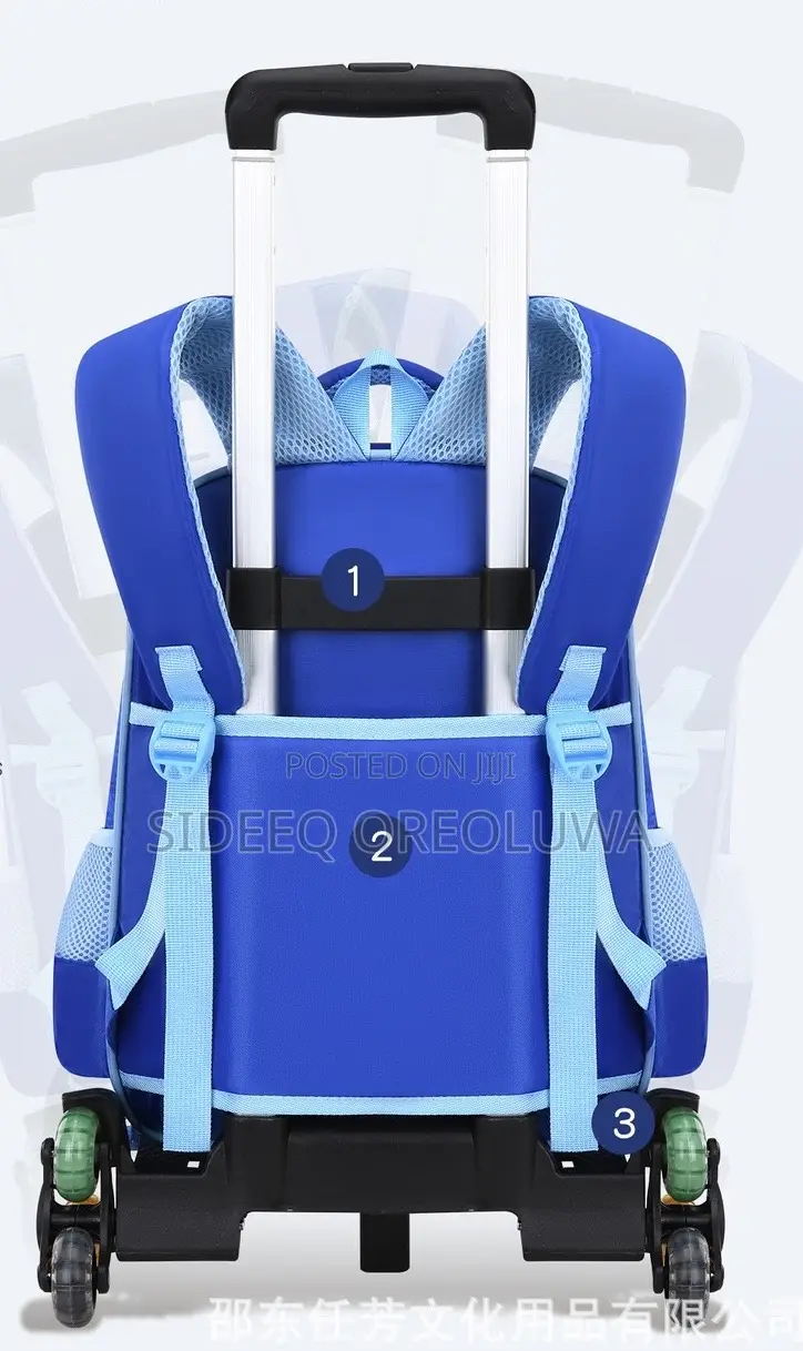 4in1 Trolley School Bag
