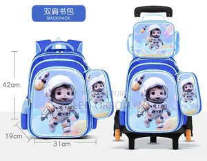 4in1 Trolley School Bag