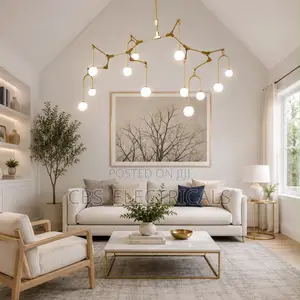 Branching Globe Chandelier