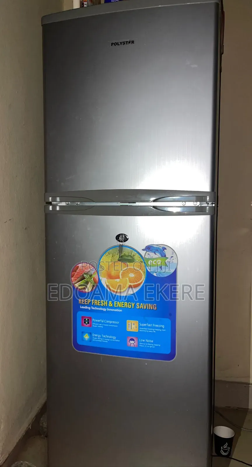 Polystar Double Door Inverter Refridgerator