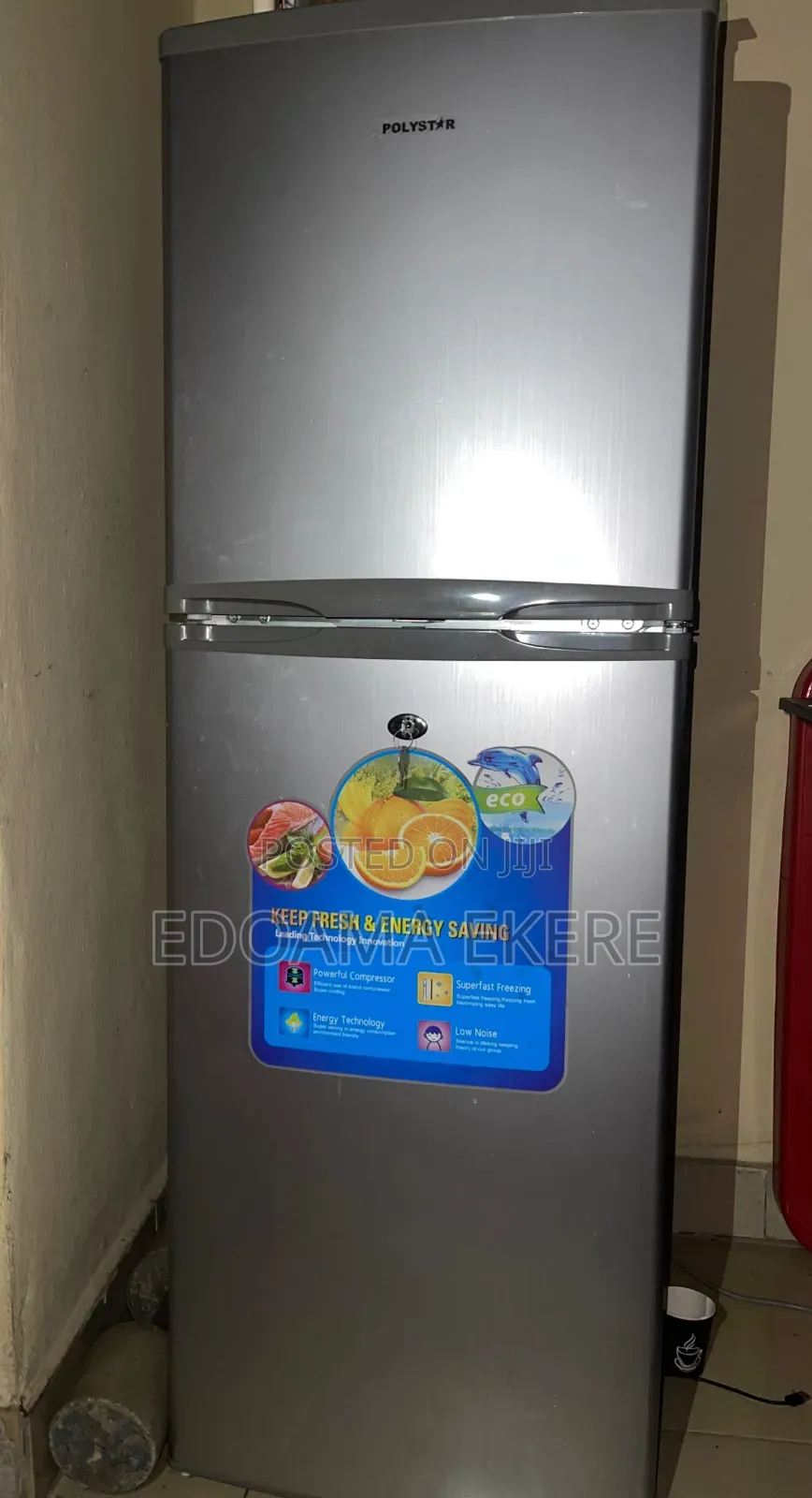 Polystar Double Door Inverter Refridgerator