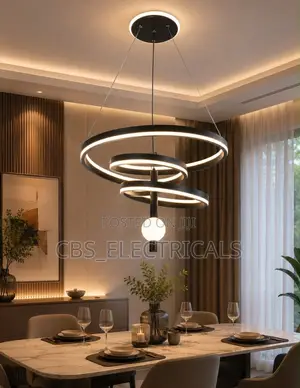 Led Spiral Chandelier